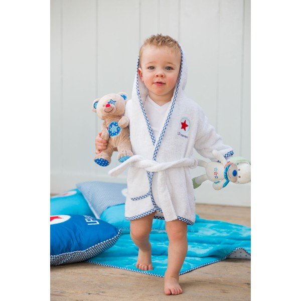 Бял детски халат - Tiseco Home Studio-image-1