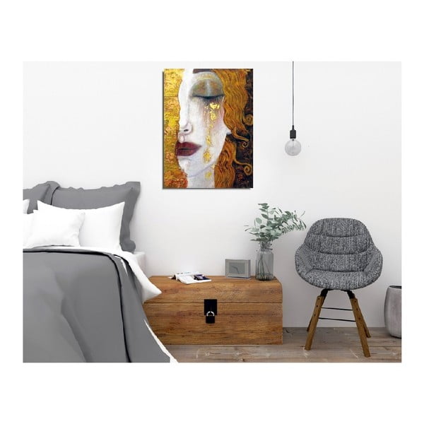 Репродукция върху платно Густав Климт Златни сълзи, 30 x 40 cm - Wallity-image-2