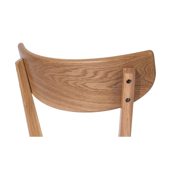 Дъбов трапезен стол със сива седалка Arch - Bonami Essentials-image-4