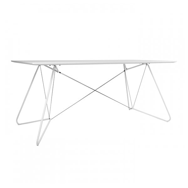 Bílý jídelní stůl OK Design Oas, 170 x 90 cm