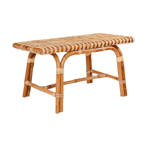 Ратанова градинска пейка естествена Aveiro – House Nordic-image-1