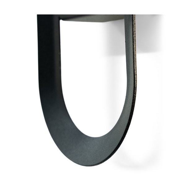Черна стенна стоманена кука Coucou – Spinder Design-image-4
