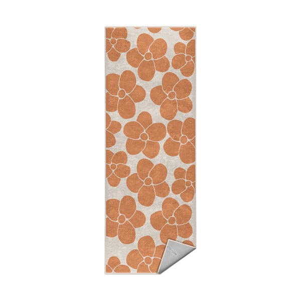 Оранжева пътека подходяща за пране 80x200 cm Orange Meadow – Mila Home