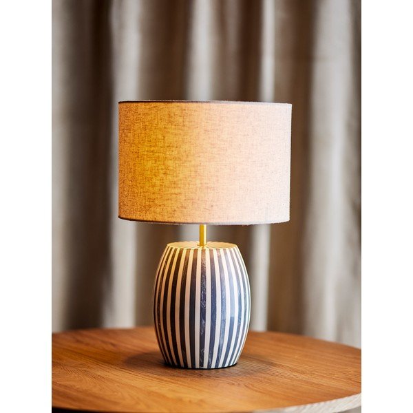 Бяла/сива LED настолна лампа (височина 47 cm) Tali – Bloomingville-image-1