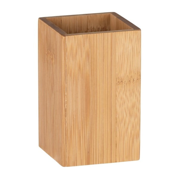 Бамбукова чаша за четки за зъби Padua - Wenko-image-1