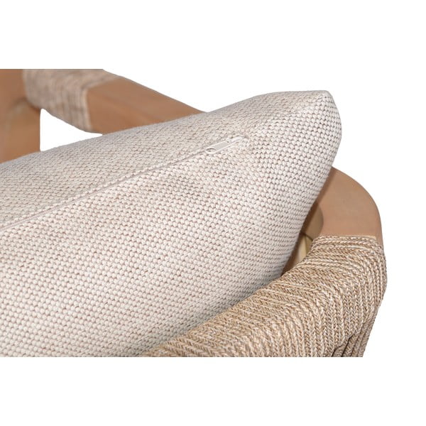 Градински столове в комплект от 2 бр. от масивно дърво в естествен цвят Bogota – Garden Pleasure-image-4