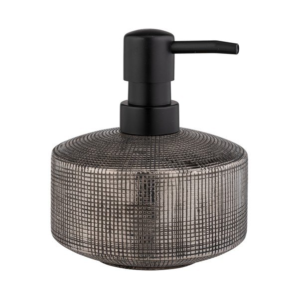 Керамичен диспенсер за сапун сребърен 400 ml Rivalta – Wenko-image-2