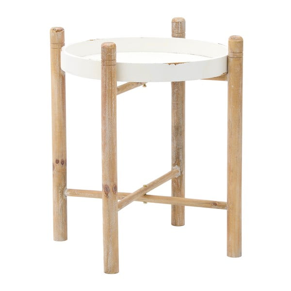 Dřevěný stolek InArt, 51 x 51 cm