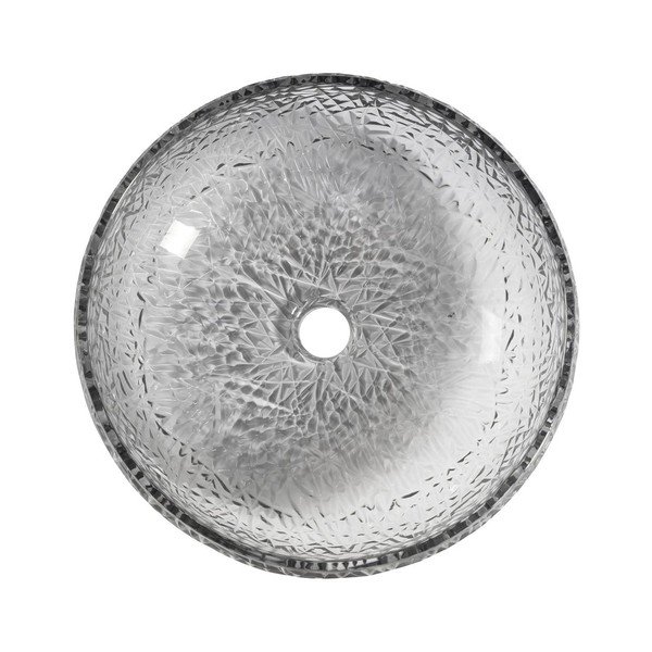 Черна стъклена кръгла мивка ø 42 cm Gaviota – Sapho-image-2