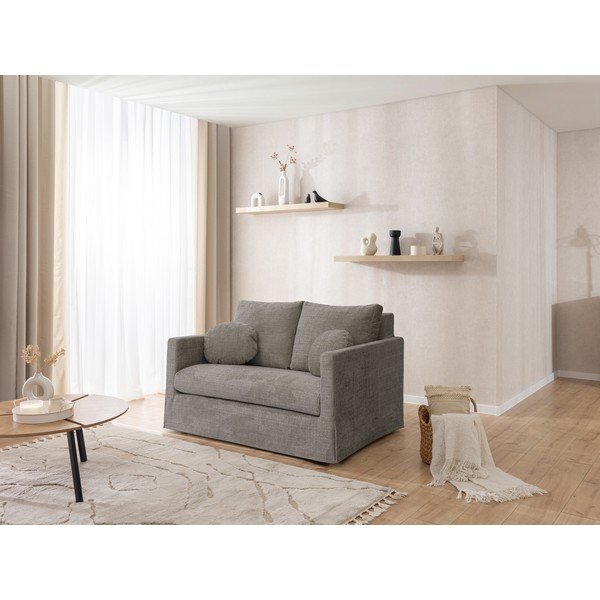 Сив диван 140 cm Paphos – Ropez-image-1