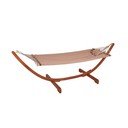 Градински люлеещ се стол с конструкция от евкалиптово дърво ADDU Хамак Madeira - Garden Pleasure