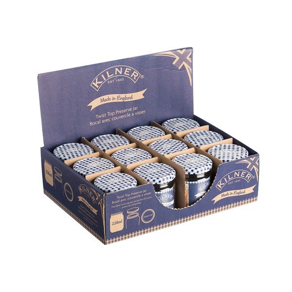 Skleněná zavařovací sklenice Kilner Round, 228 ml-image-1