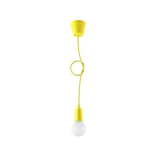 Жълта висяща лампа ø 5 cm Rene - Nice Lamps