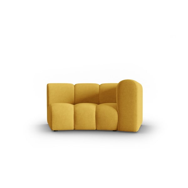 Жълт модул за диван (десен ъгъл) Lupine - Micadoni Home