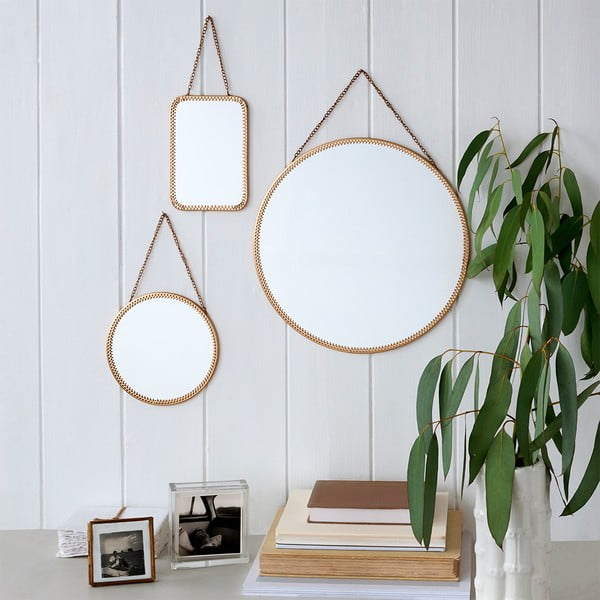 Стенно огледало ø 29 cm – Rex London-image-3