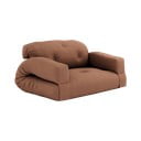 Оранжев разтегателен диван 140 cm Hippo - Karup Design