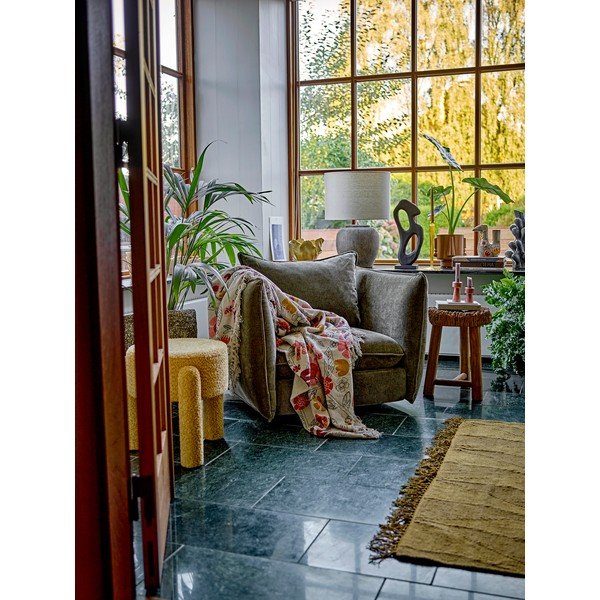 Одеяло със смес от памук 130x160 cm Vivielle – Bloomingville-image-3