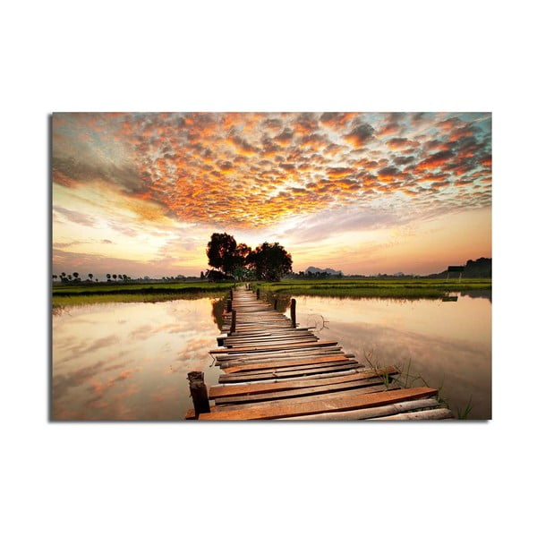 Живопис върху платно Dawn, 100 x 70 cm - Horizon