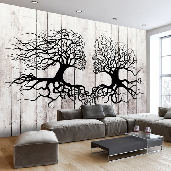 Широкоформатен тапет Целувката на дървото, 400 x 280 cm - Artgeist
