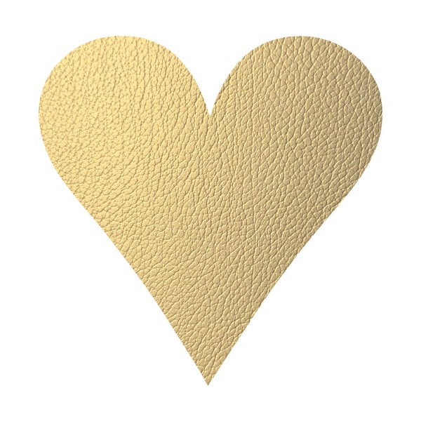 Подложка за хранене от еко кожа 30x30 cm Heart Hippo – LIND DNA