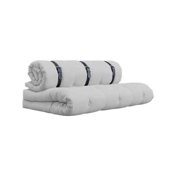 Variabilní pohovka s bíle prošívanými koženými pásky Karup Buckle Up Light Grey-image-4
