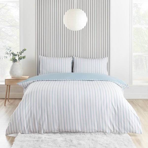 Синьо и бяло единично спално бельо 135x200 cm Meadowsweet - Catherine Lansfield-image-2