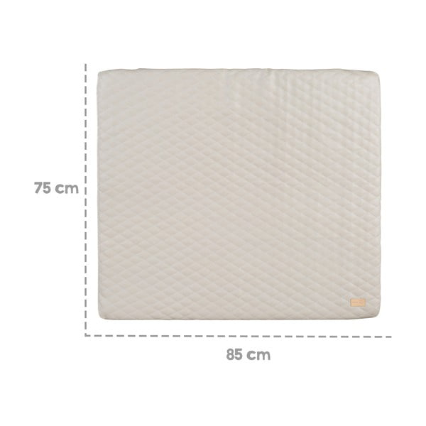 Постелка за преобуване 75x85 cm Greyish gesteppt – Roba-image-3