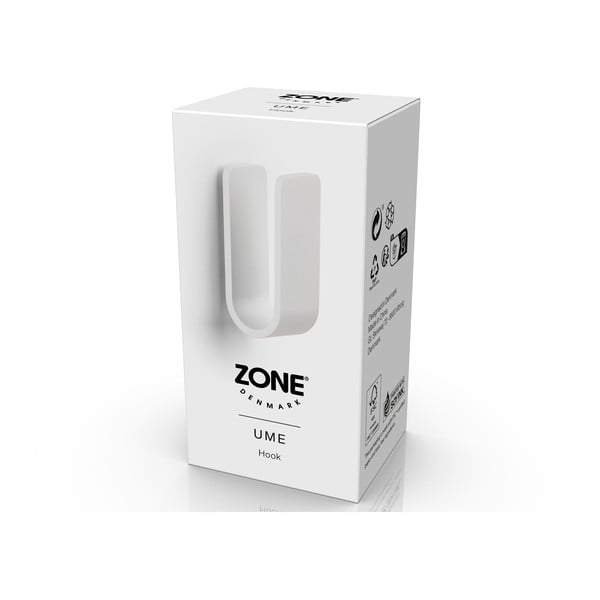 Бяла стенна метална кука Ume – Zone-image-3