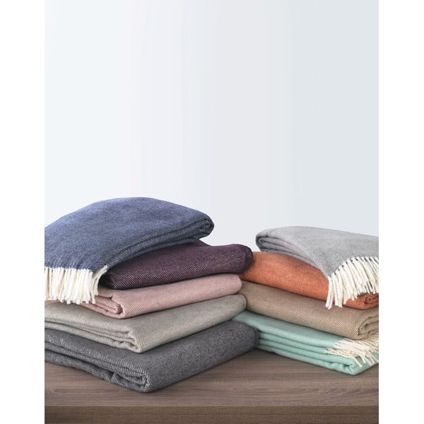 Светлокафяво каре със съдържание на памук , 140 x 180 cm Jade - Euromant-image-4