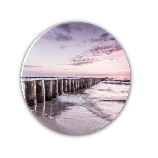 Декорация за стена Glasspik Ringart Sunset, ø 70 cm - Styler-image-2