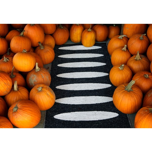 Черна пътека за открито и закрито 70x150 cm Ella Black – Pappelina-image-1