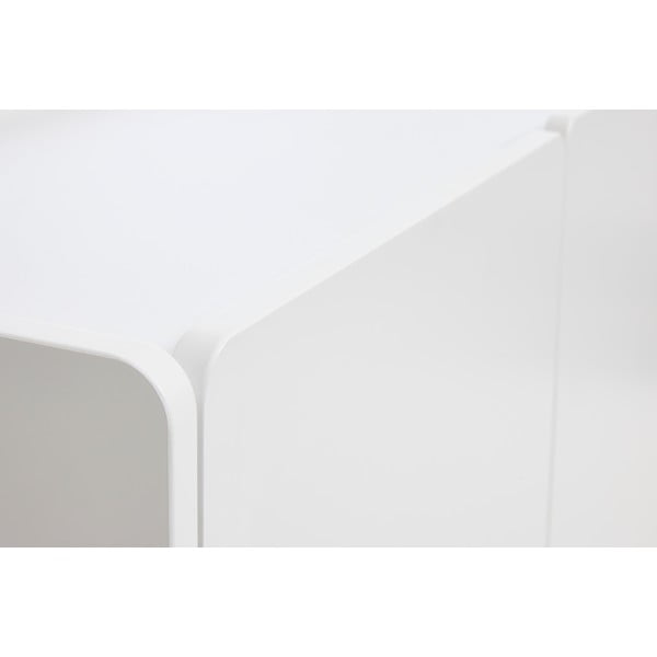 Бял скрин 160x70x45 cm Bera – Unique Furniture-image-3