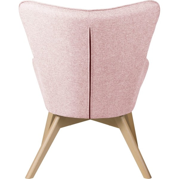 Светлорозов фотьойл с табуретка Niko – Ropez-image-4