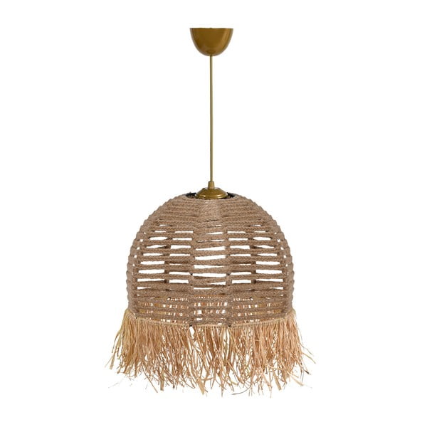 Светлокафяво висящо осветително тяло ø 30 cm – Opviq lights-image-2