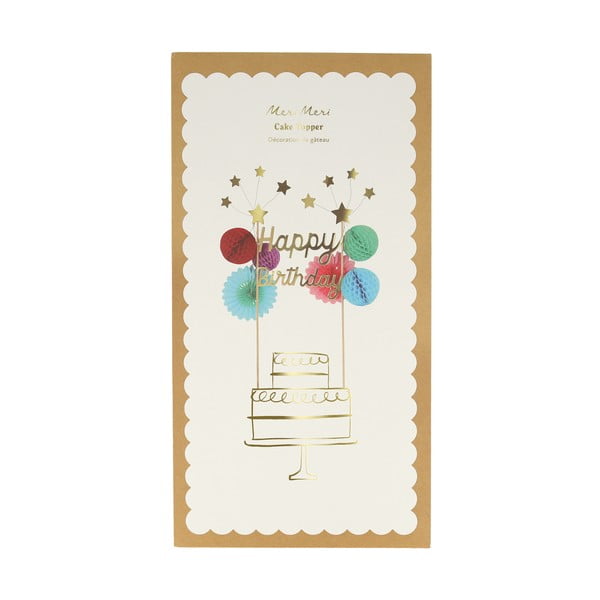 Украса за торта Happy Birthday – Meri Meri-image-1