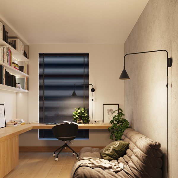 Черна стенна лампа за контакт Zylo – Sollux-image-4