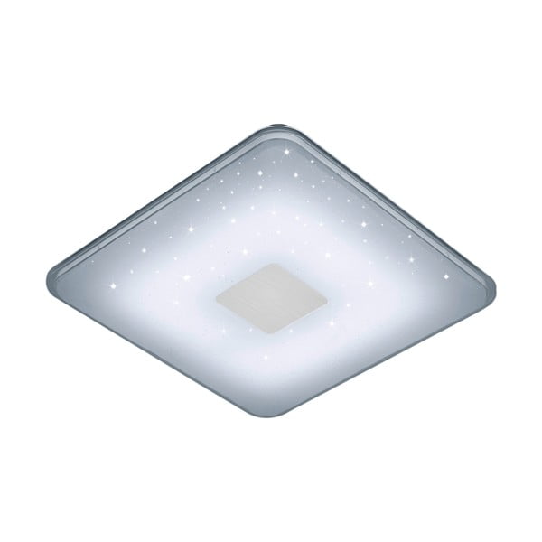 Бяло квадратно таванно LED осветително тяло с дистанционно управление , 42,5 x 42,5 cm - Trio Ceiling