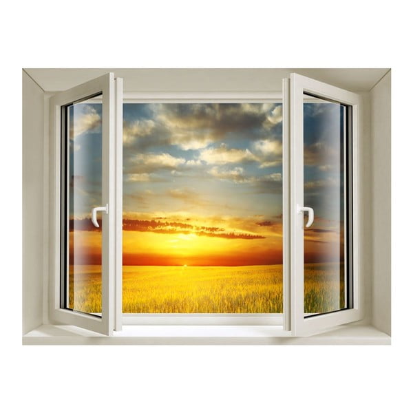 3D samolepka Fenêtre Sunset-image-1