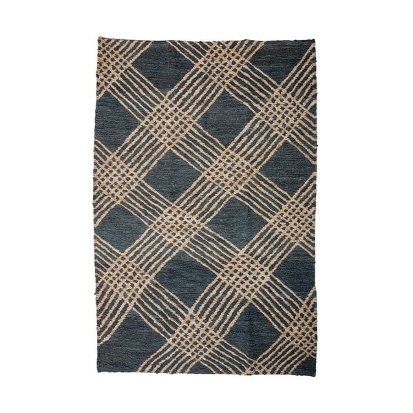 Антрацитен ютен килим 150x245 cm Cat – Bloomingville