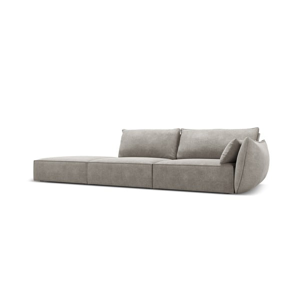 Светлосив шезлонг (десен ъгъл) Vanda – Mazzini Sofas-image-2