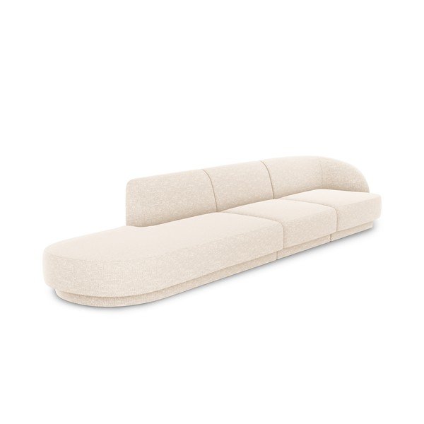 Кремав диван 302 cm Miley - Micadoni Home-image-3