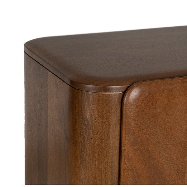 Кафяво шкафче от масивно манго 104x110x45 cm Nosy – Ixia-image-4