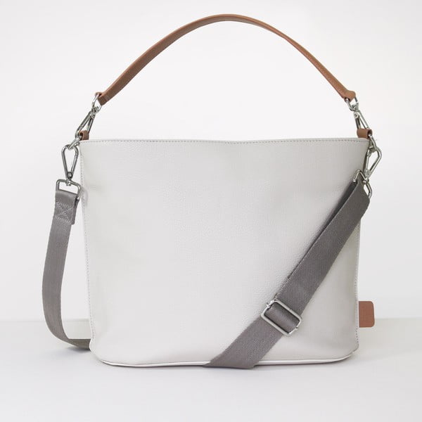 Бяла модна чанта Finsbury с дръжка за рамо - Caroline Gardner