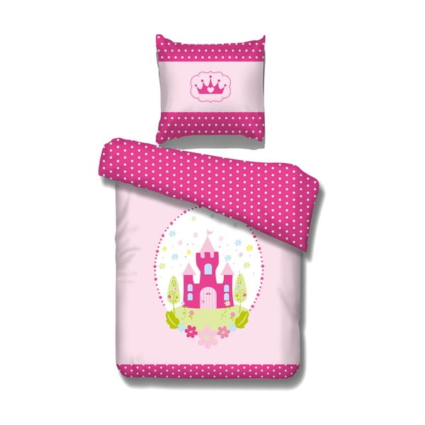 Розово бебешко спално бельо , 29 x 40 cm Princess - Vipack