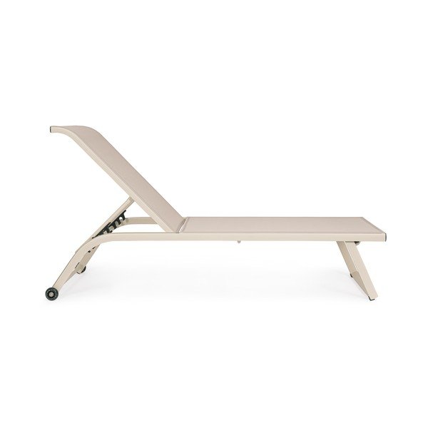 Градински шезлонг метален в естествен цвят Taylor – Bizzotto-image-2