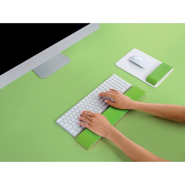Бяла и зелена поставка за китките на клавиатурата WOW - Leitz-image-4