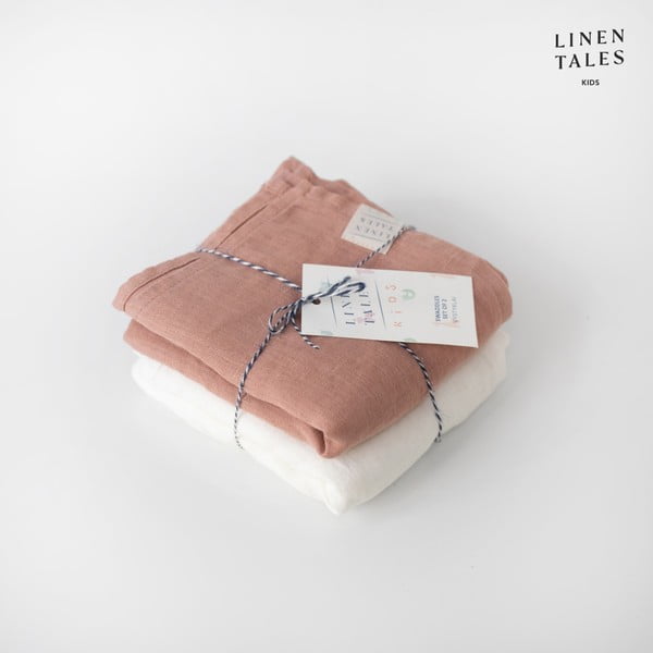 Ленени одеяла за увиване в комплект от 2 - Linen Tales