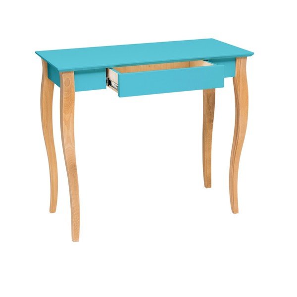 Тъмно тюркоазено бюро Lillo, дължина 85 cm - Ragaba-image-1