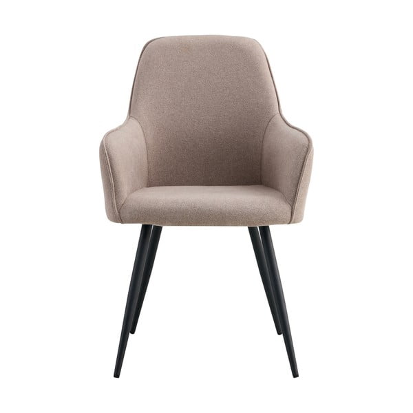 Сиви тапицирани трапезни столове в комплект с подлакътници 2 бр. Harbo – House Nordic-image-1