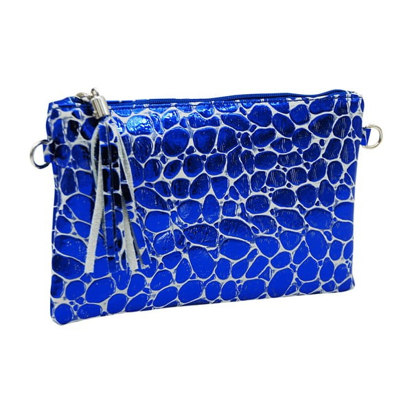Синя чанта от естествена кожа Cocco Zula - Andrea Cardone